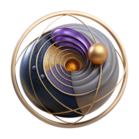 wonderful vintage Fibonacci Sequence Visualization with Dots Cutout exclusive png