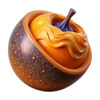 serene rustic Fruit Flesh Texture Juicy Pulp Orange Transparent Background high resolution png