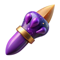 extraordinary abstract Grape Purple Paintbrush Isolated Element high resolution png
