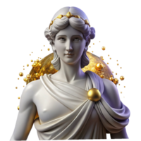magnificent abstract Greek Statue Female Drapery White Cutout high quality png