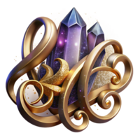 serene rustic Intricate Calligraphy Design Transparent Background png