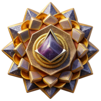 extraordinary abstract Layered Kaleidoscope Depth Isolated Element png