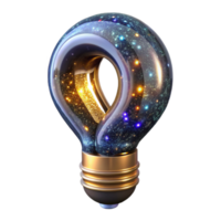 extraordinary minimalist Light Bulb Filament Font Isolated png