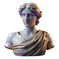 beautiful classic Marble Statue Female Torso Classical Drapery Transparent high quality png