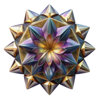 serene rustic Matte Kaleidoscope Texture Transparent Background exclusive png