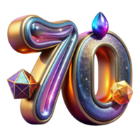 serene abstract Psychedelic 70s Font Transparent Background high resolution png