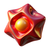 dramatic creative Red Abstract Shape with Perspective Angle Isolated Element genuine png
