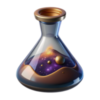 stunning creative Retro Laboratory Beaker Cutout with Liquid Inside high resolution png
