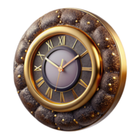 extraordinary abstract Retro Wall Clock Isolated with Roman Numerals original png