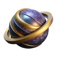 dramatic modern Rotating Sphere Illusion 3d Effect Gradient Shading Cutout premium png