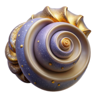 extraordinary abstract Seashell Spiral Growth Pattern Isolated Cutout high resolution png