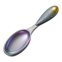impressive rustic Silver Gray Spoon Isolated Element high quality png