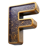 beautiful rustic Stencil Font Letter F Isolated genuine png