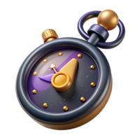 magnificent minimalist Stopwatch with Lanyard Attached Isolated Element png