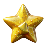 serene rustic Sunny Yellow Star Shape Five Points Cutout exclusive png