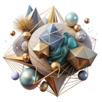 extraordinary artistic Abstract Lines Harmony of Chaos Isolated high quality png
