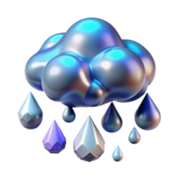 dramatic artistic Abstract Rain Texture Cutout Isolated detailed png