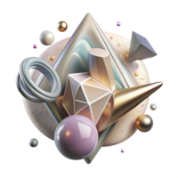 wonderful classic Abstract Shadowy Design Element Transparent Background premium png