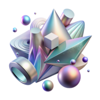 stunning contemporary Abstract Shadowy Design with Gradient Transparent Background professional png