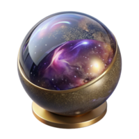 serene vintage Transparent Background Perspective Glass Sphere high quality png