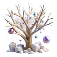 magnificent rustic Bare Tree Branches Cutout with Winter Look high resolution png