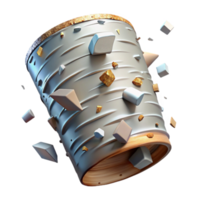 serene contemporary Birch Tree Bark Peeling Texture Isolated high resolution png