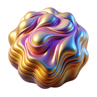 elegant rustic Visual Distortion Illusion Wavy Lines Colorful Pattern Transparent premium png