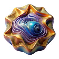 wonderful modern Visual Distortion Illusion Wavy Lines Colorful Pattern Transparent original png