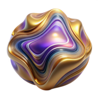 elegant modern Visual Distortion Illusion Wavy Lines Colorful Pattern Transparent original png