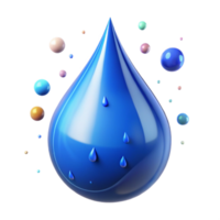 wonderful vintage Blue Raindrop Ripple Effect Transparent Background exclusive png