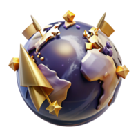 impressive artistic World Map with Flags Transparent Background original png