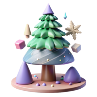 elegant modern Cypress Tree Full Height Isolated Element professional png