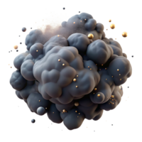 wonderful abstract Dark Gray Smoke Transparent Background high resolution png