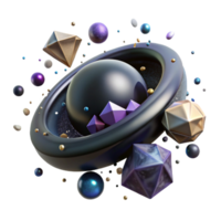 extraordinary vintage Dark Matter Halo Transparent Background with Galactic Distribution detailed png