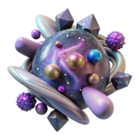 wonderful creative Distant Galaxy Cluster Isolated with Multiple Galaxies premium png