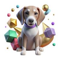 dramatic minimalist Dog Ears Floppy Shape Cutout Element detailed png