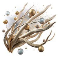 serene modern Dry Branches Rattling in Whispering Winds Transparent exclusive png