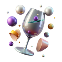 wonderful rustic Empty Wine Glass Cutout on Transparent Background exclusive png