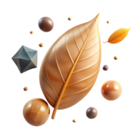 vibrant vintage Falling Leaf Rotating View Cutout Element high resolution png