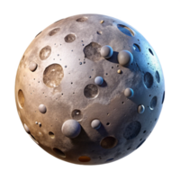 beautiful contemporary Full Moon Isolated with Craters and Shadows high resolution png