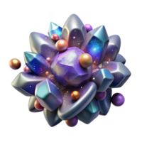 beautiful contemporary Galaxy Cluster with Distant Galaxies Isolated on Transparent Background exclusive png