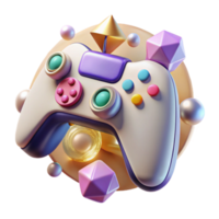 wonderful abstract Game Controller Transparent Background with Buttons and Joysticks genuine png