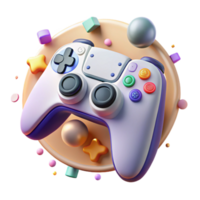 stunning traditional Game Controller Transparent Background with Buttons and Joysticks exclusive png