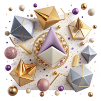extraordinary artistic Geometric Pattern Background Cutout with Repeating Shapes genuine png