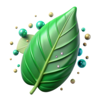 extraordinary classic Green Leaf Cutout Isolated on Transparent Background png