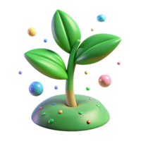 extraordinary rustic Green Plant Sprout Side Angle Transparent Element detailed png