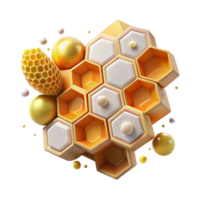 stunning abstract Honeycomb Cutout with Hexagonal Cells exclusive png