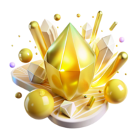 stunning traditional Lemon Yellow Abstract Light Streaks Isolated with Transparent Background and Energetic Vibe high resolution png