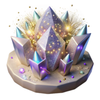 wonderful artistic Magical Light Particles with Glitter Effect Isolated high resolution png
