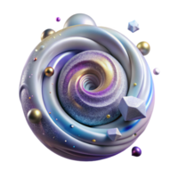 dramatic minimalist Nebula Swirls Isolated Graphic authentic png